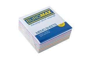 Блок бумаги для заметок Buromax Зебра, 80х80х30 мм, не склеенный, 330 листов BM.2253 фото