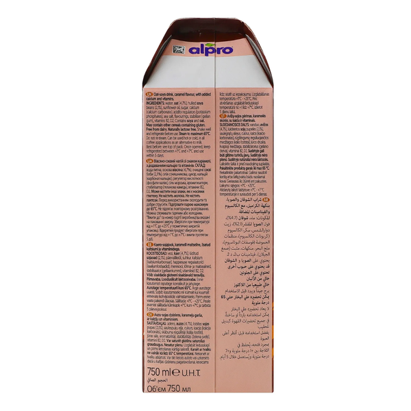 Молоко-напій Alpro зі смаком карамелі 2.8% BARISTA 750 мл 40863 фото