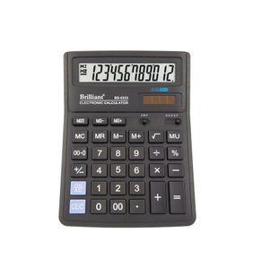 Калькулятор Brilliant BS-0333, настольный, 12 разрядов BS-0333 фото