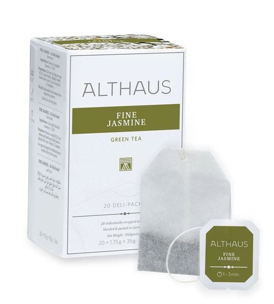 Чай зелений з жасмином Althaus Fine Jasmine 20 пакетиків 44800 фото