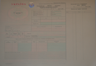 Подорожній лист вантажного автомобіля (Міжн.) ф.№ 1 bt.00000285 фото
