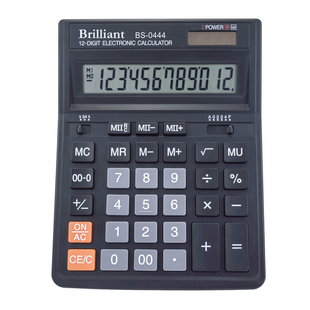 Калькулятор Brilliant BS-0444, настольный, 12 разрядов BS-0444 фото