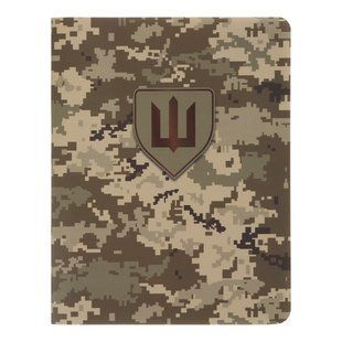 Книга записна з синтетичного каменя MILITARY, А6, 64 аркуші, клітинка, піксель BM.296190-04 фото