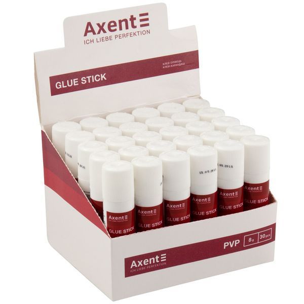 Клей-карандаш PVP Axent 7111-A, 8г 7111-A фото