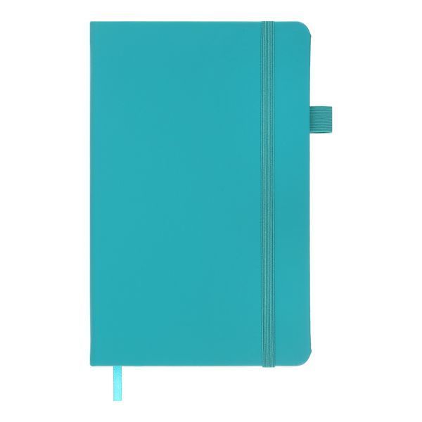 Книга записна ETALON 125*195, 96 арк., точка, обкл. штучна шкіра, бірюзовий BM.291360-06 фото