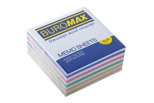 Блок бумаги для заметок Buromax Зебра, 90х90х40 мм, не склеенный, 440 листов BM.2265 фото
