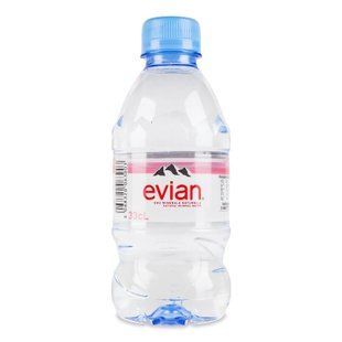 Минеральная вода Evian негазированная 0.33 л, упаковка 24 шт. 63003 фото