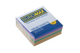 Блок паперу для нотаток Buromax Декор, 80х80х30 мм, склеєний, 330 аркушів BM.2272 фото