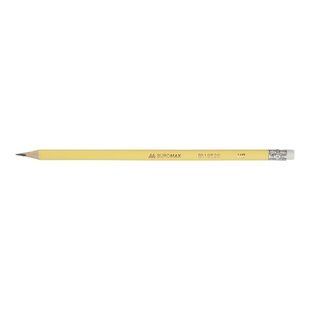 Карандаш графитовый Buromax Pastel, HB, с резинкой, ассорти цветов, 100 штук BM.8526 фото