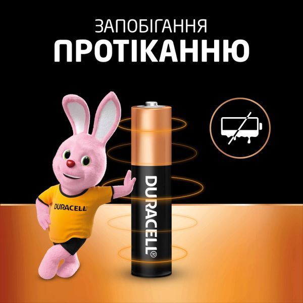 Лужні батарейки Duracell AAA, 6 шт. в упаковці s.07472 фото