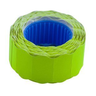 Ценник Buromax фигурный, наружная намотка, 22х12 мм, 500 штук, желтый BM.282201-08 фото