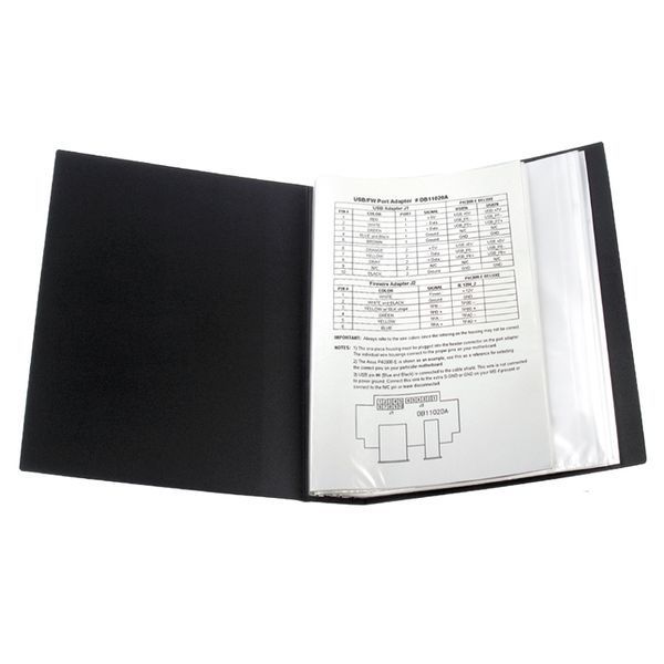 Дисплей-книга Axent 1280-01-A, А4, 80 файлiв, чорна 1280-01-A фото