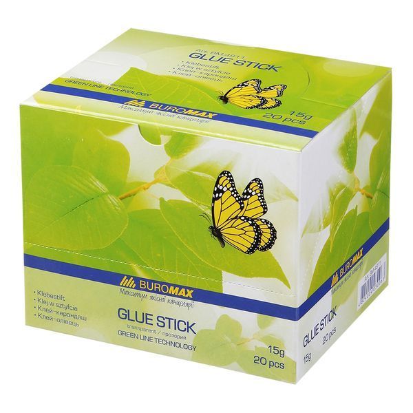 Клей-оливец Buromax Eco-line 15 г BM.4911 фото