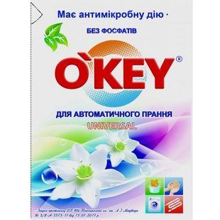 Пральний порошок O'KEY Universal Автомат 400 г 80903 фото