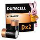Щелочные батарейки Duracell D, 2 шт. в упаковке s.5005987 фото 1