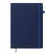 Записна книга Buromax Etalon, 96 аркушів, клітинка, обкладинка штучна шкіра, синя BM.294160-02 фото 2