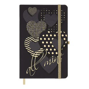 Книжка записна TRENDY, на гумці, 136х207мм, 96 арк., кліт., офсет крем., тв.лам.обкл., фіолетова BM.255111-07 фото