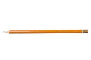 Олівець графітовий Buromax Professional B, без гумки, жовтий, 12 штук BM.8542-12 фото