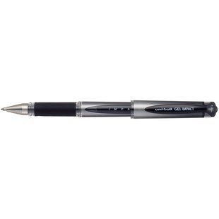 Ручка гелевая GEL IMPACT, 1.0мм, пишет черным UM-153S.Black фото