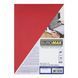 Картонная обложка для переплета Buromax, А4, красная, фактура "под кожу", 50 штук BM.0580-05 фото