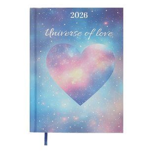 Дневник датов. полиграфический ROMANTIC 2026, A5, бирюзовый BM.2170-06 фото