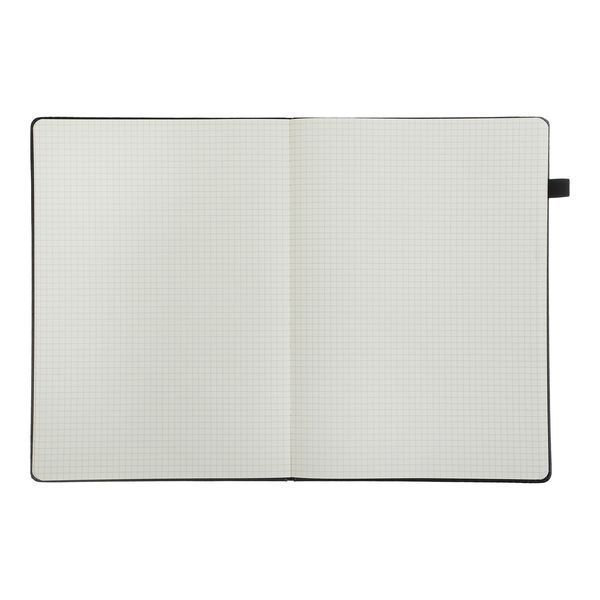 Книга записна ETALON 190*250, 96 арк., клітинка, обкл. штучна шкіра, синій BM.292160-02 фото