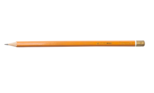 Олівець графітовий Buromax Professional H, без гумки, жовтий, 12 штук BM.8544-12 фото