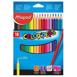 Карандаши цветные COLOR PEPS Classic, 18 цветов MP.183218 фото