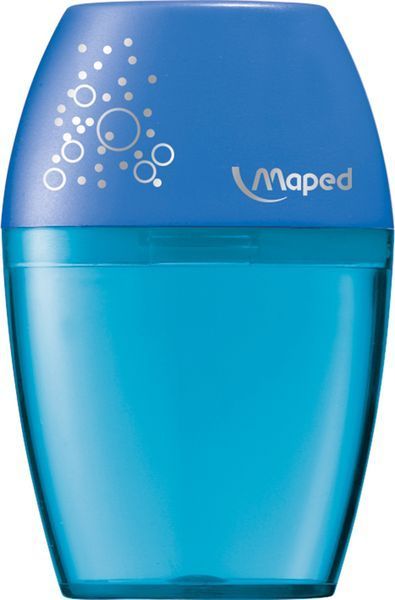 Чинка Maped SHAKER з контейнером, на 1 отвір, мікс кольорів MP.534753 фото