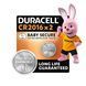 Специальная литиевая батарейка типа &laquo;таблетка&raquo; Duracell 2016 3V (DL2016/CR2016), предназначена для использования в брелоках, весах, портативных и медицинских устройствах, 2 шт. в упаковке s.5010969 фото 1
