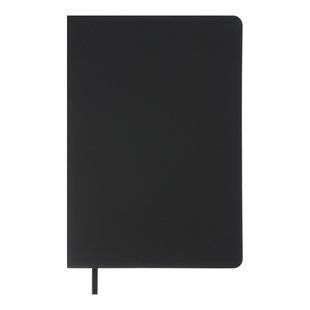 Блокнот деловой Buromax Touch me, А5, 96 листов, линия, обложка искусственная кожа, черная BM.295202-01 фото