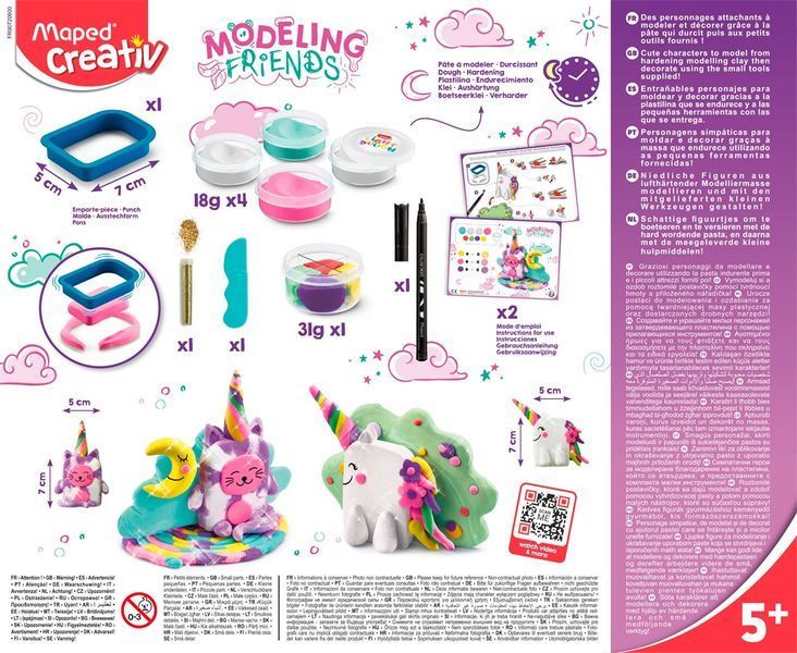 Набор для творчества из самозастывающей глины MAGICAL MP.907206 фото