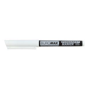 Маркер водостойкий Buromax, 1-2 мм, белый BM.8708-12 фото