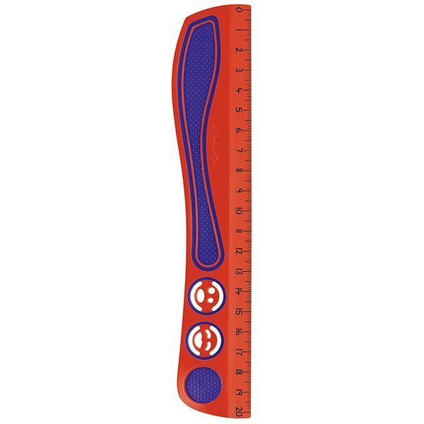 Линейка пластиковая KIDY'GRIP, 20см, ассорти. MP.278710 фото