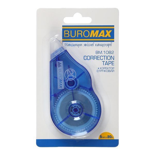 Коректор стрічковий Buromax, 5 мм х 20 м BM.1082 фото