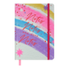 Книжка записная NEON, на резинке, А5, 96 л., клетка, офсет крем., тв.лам.обл., розовая BM.255116-10 фото 1