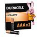 Щелочные батарейки Duracell AAA, 2 шт. в упаковке s.58170 фото 1