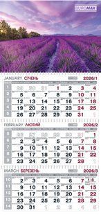 Календарь настенный квартальный на 2026 г. (3 пружины) пейзаж BM.2105.3 фото