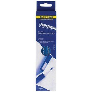 Набор карандашей для чертежа Buromax Professional, 6 штук BM.8564 фото
