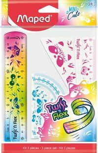 Набір лінійок MINI CUTE TWISTNFLEX (3предмета), блістер MP.981828 фото