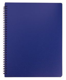Тетрадь для заметок OFFICE, А4, 96 л., клетка, синий, пластиковая обложка BM.24451150-02 фото