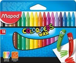 Крейда воскова COLOR PEPS Wax Crayons, 18 кольорів MP.861012 фото