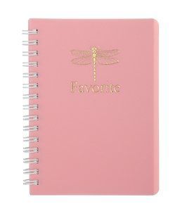 Зошит для нотаток Buromax Favourite Pastel, А6, 80 аркушів, клітинка, пластикова обкладинка, рожева BM.24652154-10 фото
