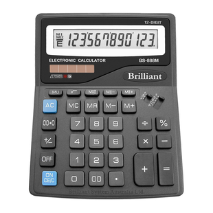 Калькулятор Brilliant BS-888М, настільний, 12 розрядів BS-888M фото