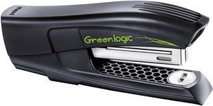 Степлер GREENLOGIC, пластиковый, 25л., (скобы №24/6, 26/6), черный MP.353411 фото