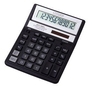Калькулятор Citizen SDC-888 ХBK, настільний, 12 розрядів, чорний SDC-888 XBK фото