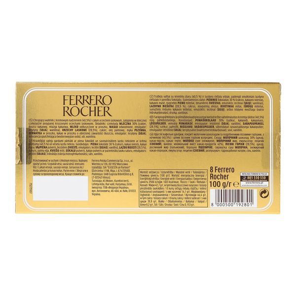 Конфеты Ferrero Rocher 100 г 92801 фото