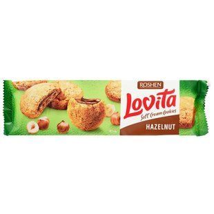 Печенье сдобное Roshen Lovita Soft Cream Cookies Hazelnut 127 г 36417 фото