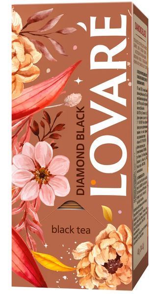 Чай черный Lovare Diamond Black 24 пакетика 04770 фото