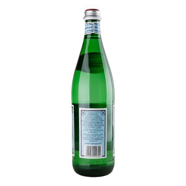 Минеральная газированная вода S.Pellegrino в стекле, 0.75 л, 15 шт/упаковка 52453 фото